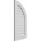 Ekena Millwork Quarter Round Top Right Surface Mount PVC Gable Vent w/ 3-1/2"W x 1"P Standard Frame, 18"W x 38"H GVPQR18X3801SF - alternate 2